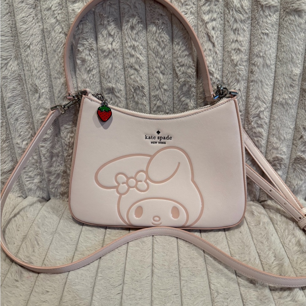 Kate Spade Pink My Melody Leather Shoulder Bag